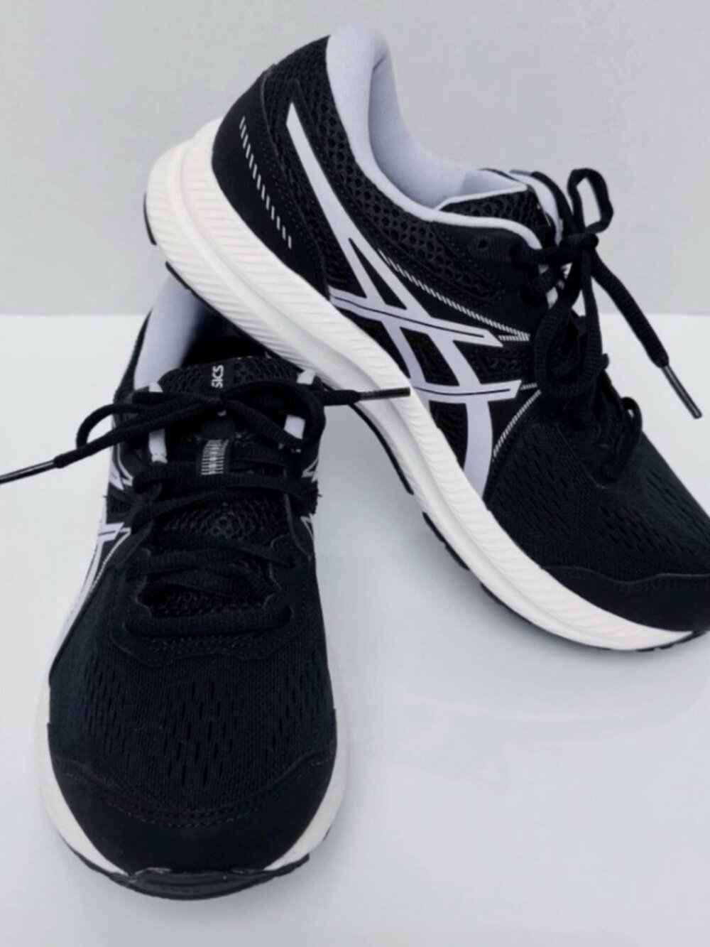 ASICS Gel-Contend 7 Running Shoes Women's 9W Black Lilac Wide